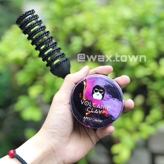 [CHÍNH HÃNG TEM CHECK SMS] Sáp vuốt tóc Volcanic Clay 2021 + Lược bán nguyệt