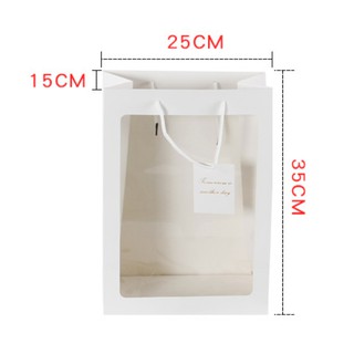 Túi giấy đựng hoa mặt kiếng sang trọng giá rẻ bất ngờ