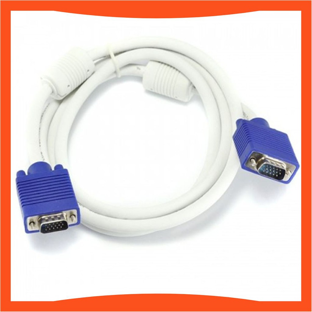 Dây VGA 1.5M- 3M Trắng chống nhiễu cao cấp