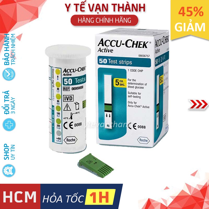 ✅ Que Thử Đường Huyết- Accu Chek Active (AccuChek - Accu-Chek) (Date Xa) -VT0056