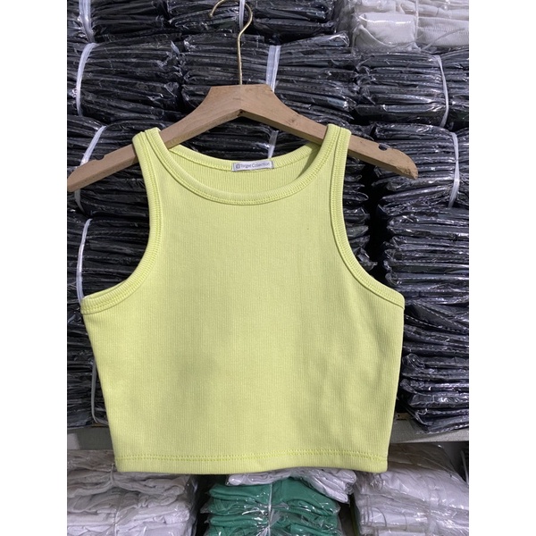 ÁO CROPTOP BA LỔ CHẤT LEN TĂM SỊN SÒ(HÀNG XẤU HÀNG LỔI BAO ĐỔI TRẢ MIỄN PHÍ)