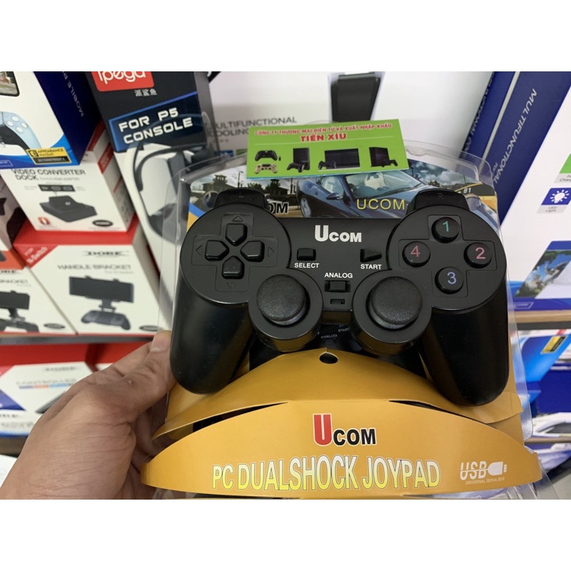 Tay cầm PC/Laptop cổng usb chơi FO4,pes và trò chơi thông dụng