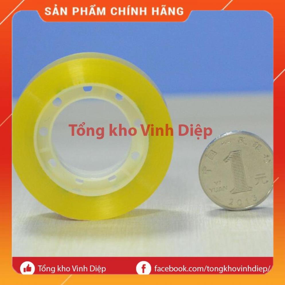 Băng dính văn phòng, băng keo thủ công nhỏ khổ 1cm 1.5cm