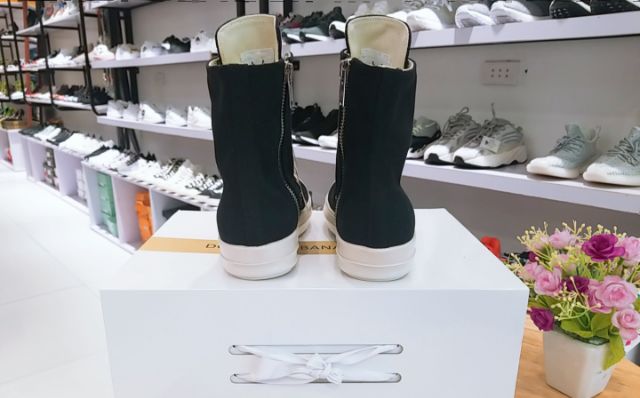 GIẦY THỂ THAO HÀNG 1:1 RICK OWENS CỔ CAO- GIAY RO