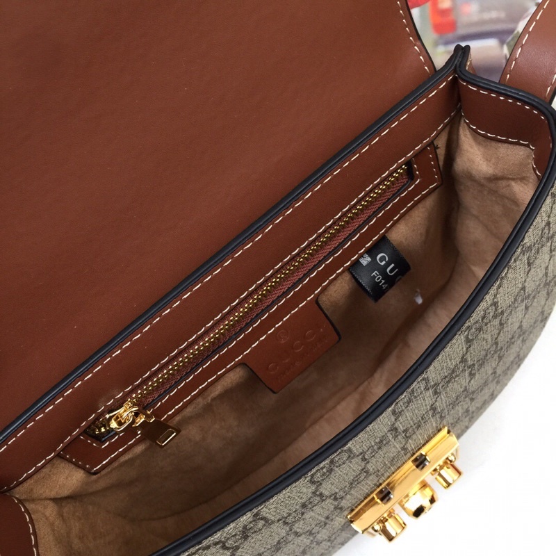 Túi đeo chéo cho nữ thương hiệu thời trang cao cấp Gucci GG/GC Pad Lock da thật