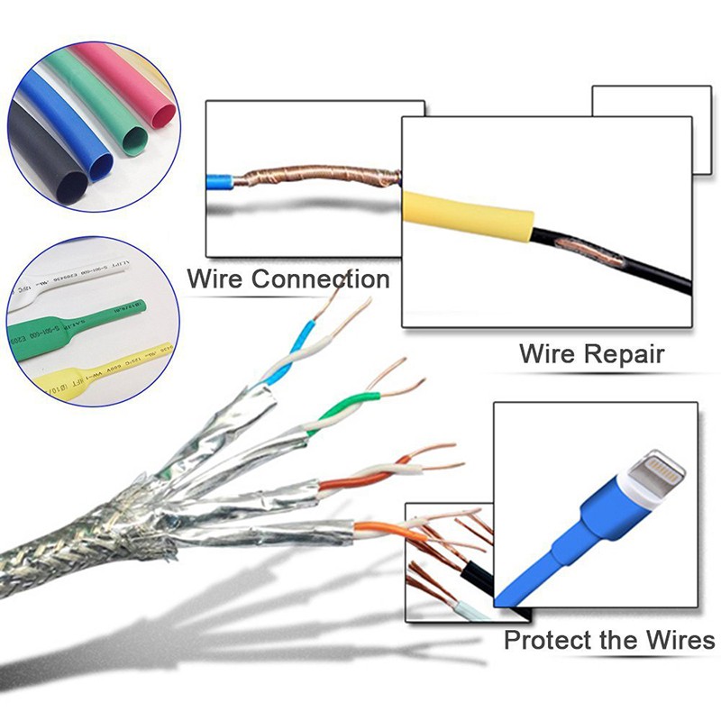 1060 cái 2: 1 Dây quấn Cáp cách điện Polyolefin Ống co nhiệt Tỷ lệ Ống cách nhiệt Ống co lại