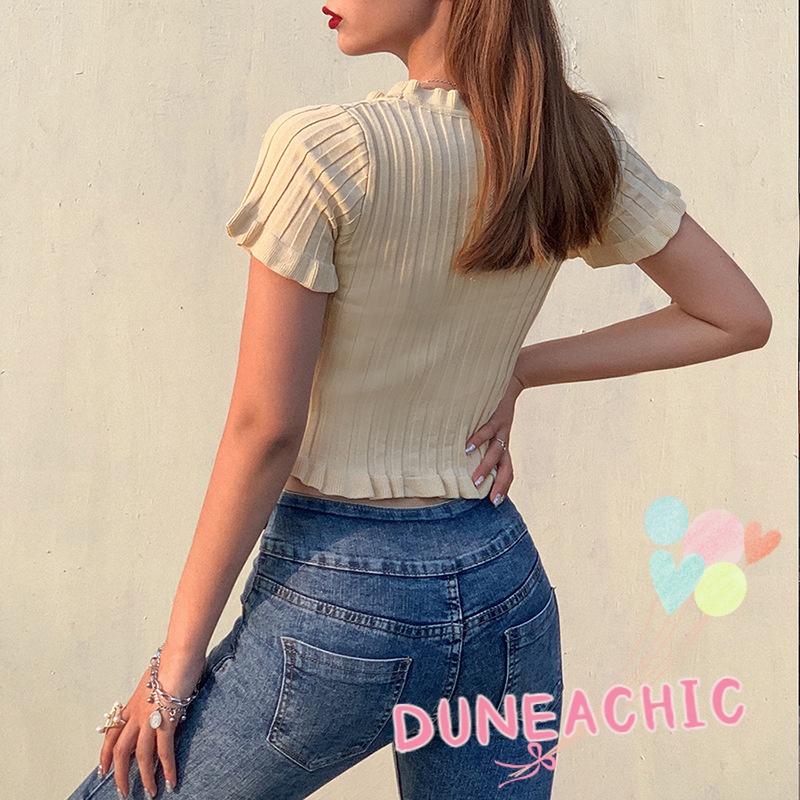 Áo Cardigan Cổ Chữ V Màu Trơn Xinh Xắn Thời Trang Dành Cho Nữ