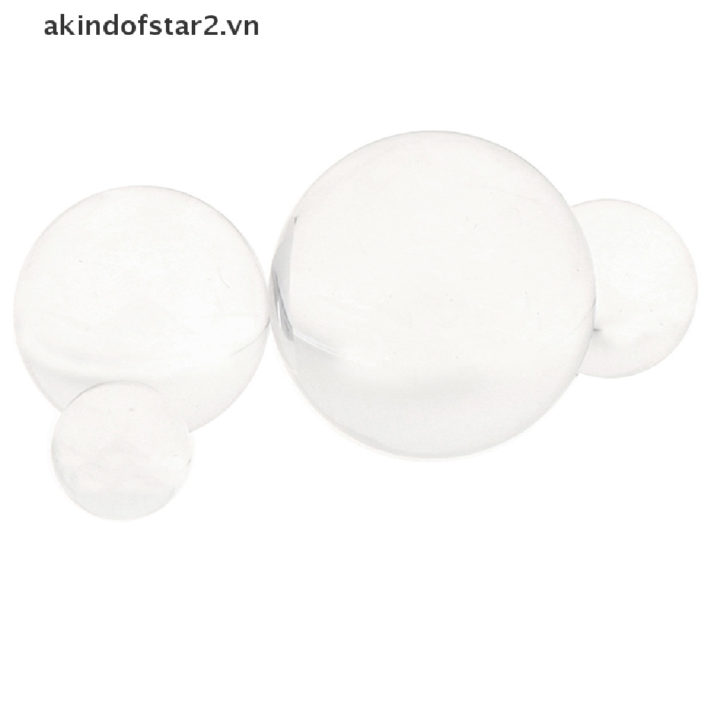 1Pc Clear Crystal Ball Quartz Healing Sphere Photography Props Home Decor