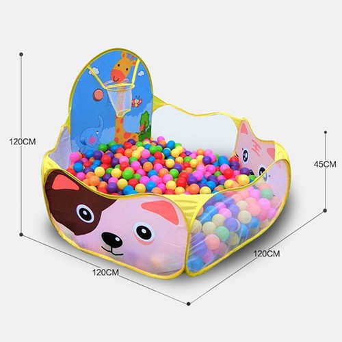 Lều bóng rổ kèm 100 quả bóng