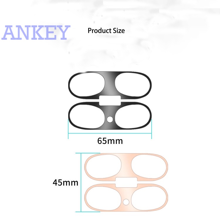 Beats Studio Buds Miếng dán bảo vệ hộp sạc tai nghe chống bụi bằng kim loại dành cho