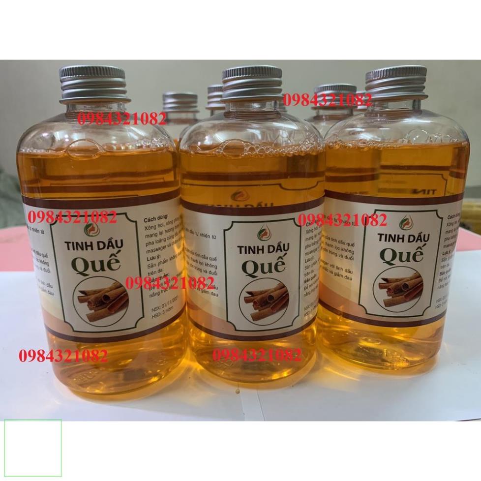 500ml Tinh dầu Quế Phước Quảng xịt phòng, lau sàn thơm khử mùi cực tốt