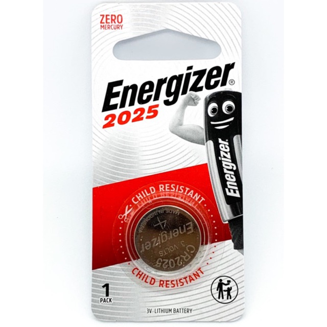 Pin CR2025 ( CR 2025 ) Energizer Lithium 3 Volt Vỉ 1 Viên - Hàng Chính Hãng