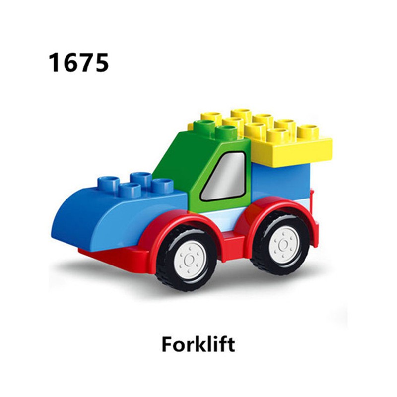Bộ Đồ Chơi Lắp Ráp Lego Hình Xe Hơi Giáo Dục Sớm Cho Bé