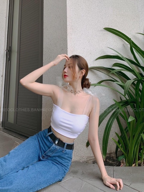 Quần baggy jeans SUÔNG TUA GẤU mã 3009 , quần bò baggy ống rộng lưng cao
