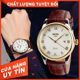 Đồng Hồ Nam Skmei Dây Da Sang Trọng