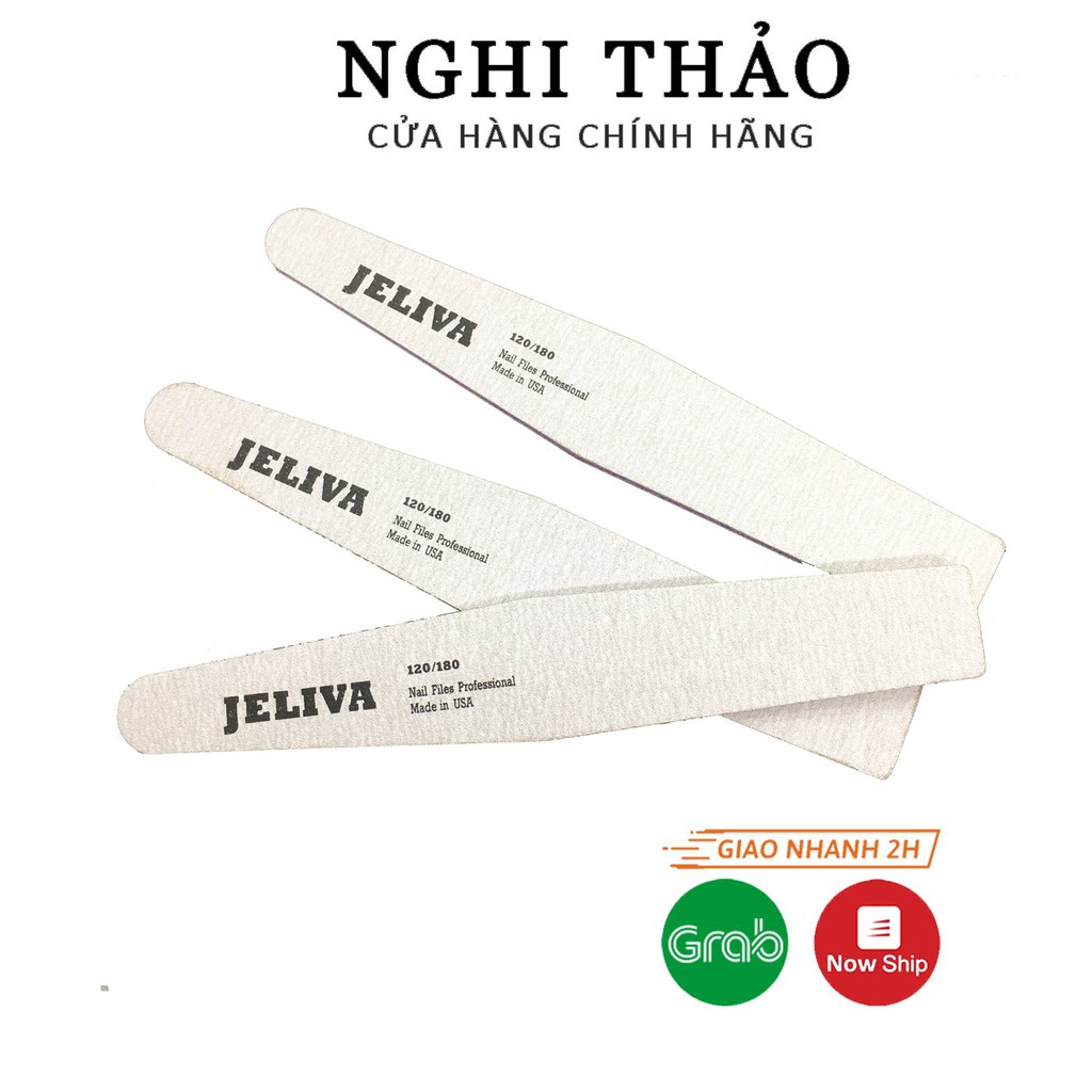Dũa móng bột , dũa gel dày jeliva