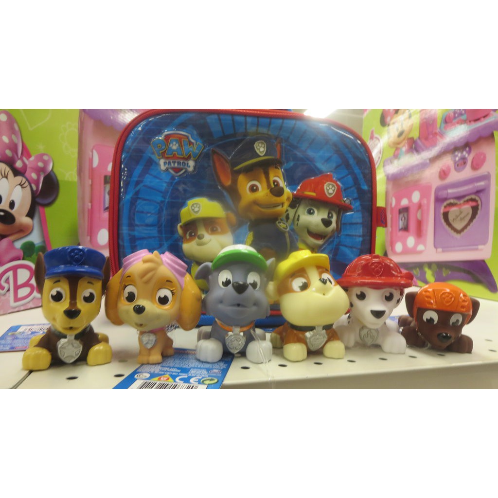 Bộ 6 chó bơi phun nước Paw Patrol đội mũ (giao ngẫu nhiên)