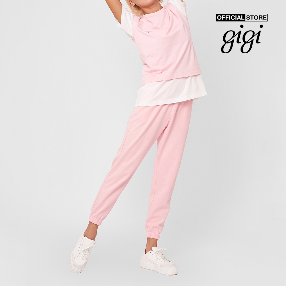 Gigi - Quần jogger nữ lưng thun bo gấu hiện đại G3204J211310-41