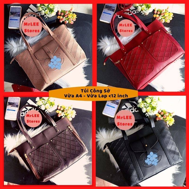Túi Xách Công Sở🔥XÓT KHO XÃ🔥 Da Bò Hàng Xuất Dư - Vừa A4 & Laptop 12Inch | BigBuy360 - bigbuy360.vn