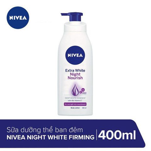 Sữa Dưỡng Thể Nivea Extra White Night Nourish - Ban Đêm 400ml