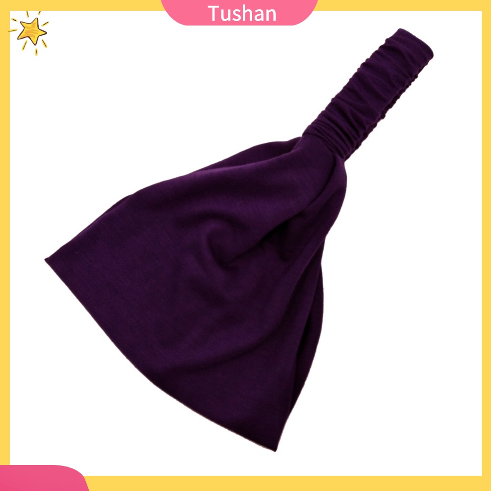 Băng Đô Thể Thao Màu Trơn Thấm Hút Tốt