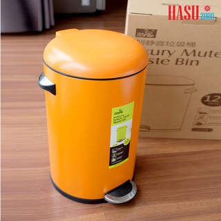 Thùng rác sơn tĩnh điện HASU2000-8 lít (Màu xanh, cam và kem)