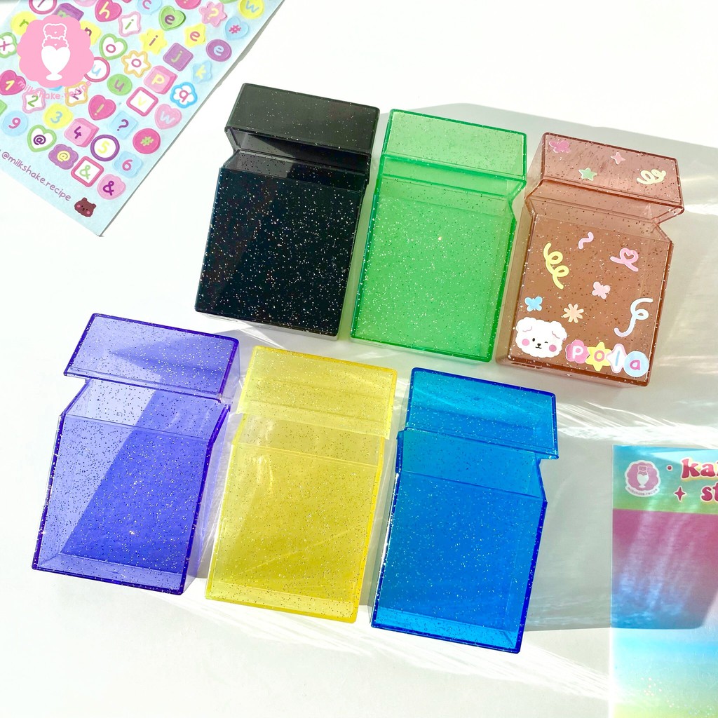 Hộp đựng card Kpop lấp lánh - Glitter Box