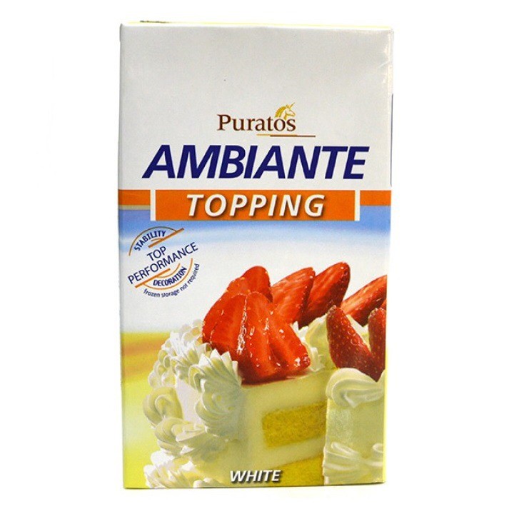 Kem béo - Kem topping trang trí ANBIANTE hộp 1lit