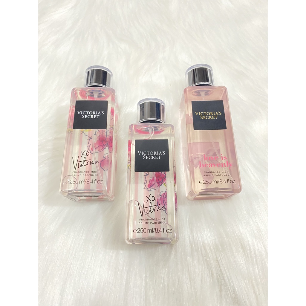 Xịt Thơm toàn thân Victoria's Secret Xo Victoria 250ML / Love is Heavenly 250ML