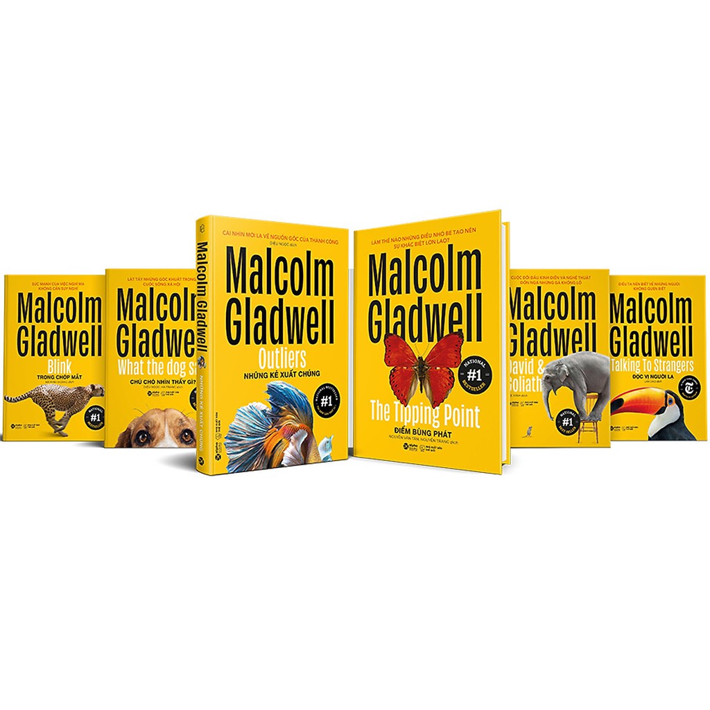 Sách - Combo 6 cuốn Malcolm Gladwell Tặng Kèm Sổ Tay