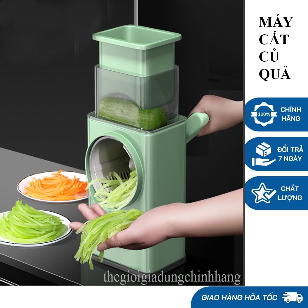 Máy cắt, gọt, nạo rau củ quả tiện lợi, máy bào sợi cao cấp