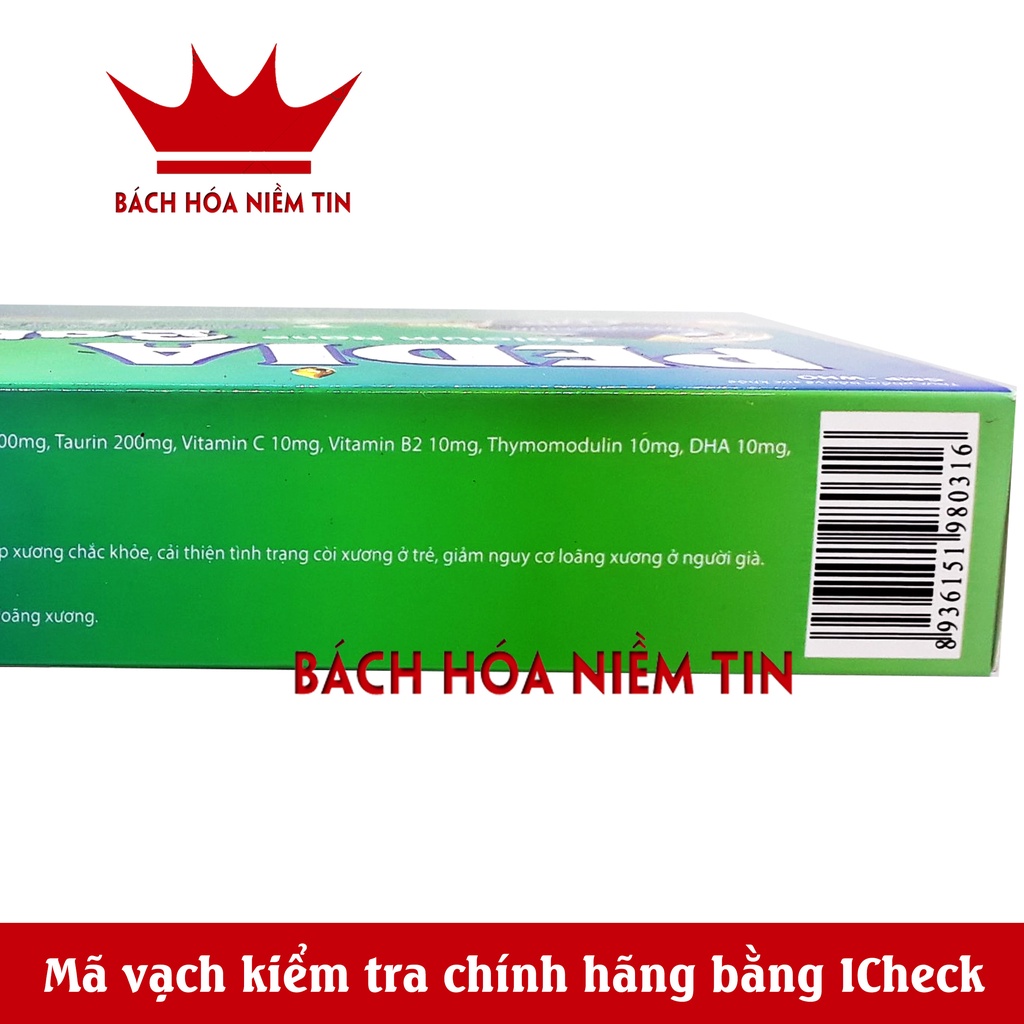 Siro bổ sung canxi cho bé PEDIA Calcium Nano Baby - bổ sung canxi, vitamin D3, K2, DHA, giúp phát triển chiều cao