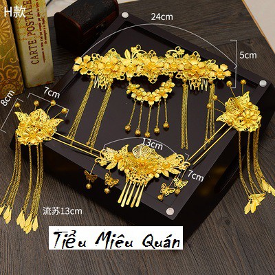 Trâm cổ trang đầy đủ bộ