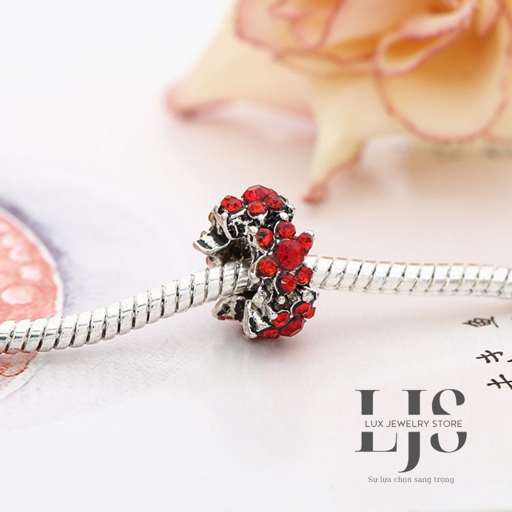 Charm Lux Jewelry, charm đính đá cho vòng pandora - LUX884