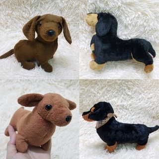 gấu bông con chó lạp xưởng xúc xích như thật 40cm