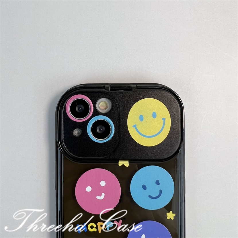 Ốp Điện Thoại TPU Mềm Chống Sốc In Hình Mặt Cười Dễ Thương Cho iPhone 14 13 12 11 Pro Max SE2020 X Xr Xs Max 8 7 6 6s Plus
