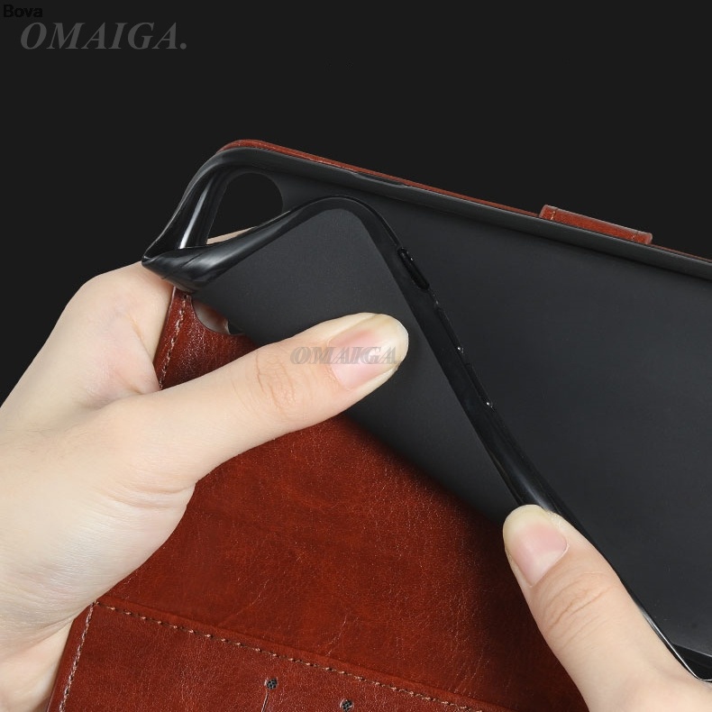 Ốp Điện Thoại Da PU Viền TPU Dẻo Kiểu Ví Sang Trọng Cho Samsung S10 5G A11 A01 A10S A21S A03S A02S A12 M21 A20S