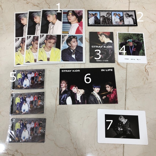 Card ảnh mini ptb Stray Kids
