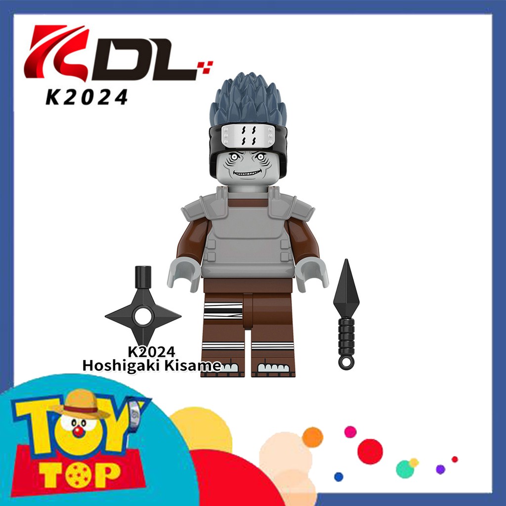 [Một con] ghép Naruto Ninja Minifigures các mẫu Liên minh nhẫn giả , Guy (Gai) , Shisui , Kisame ...KDL 804