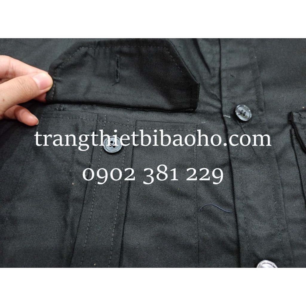 Áo bảo vệ, áo vệ sĩ màu đen cộc tay - (có bigsize)