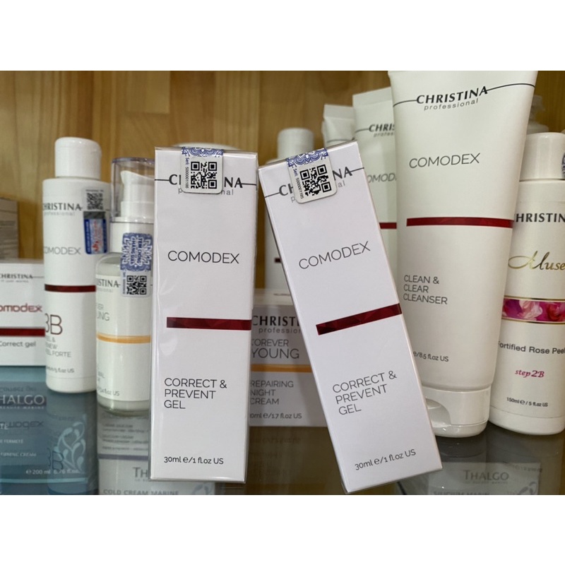 Gel Kháng Khuẩn Mụn Tái Tạo Da Christina Comodex Correct & Prevent Gel