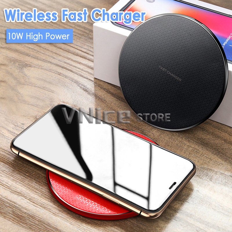 sạc không dây 20W Wireless Charger for iPhone 11 Xs Max X XR 8 Plus 10W Fast Charging Pad for Ulefone Doogee Samsung Note 9 Note 8 S10 Plus