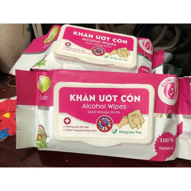Khăn Ướt Cồn AlCOHOL WIPES 🌼