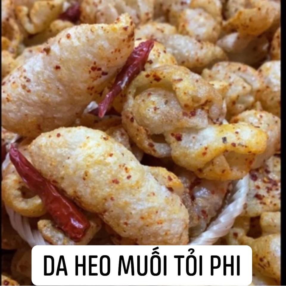 Bán Sỉ: 1kg DA HEO MUỐI TỎI TẠI TP HCM