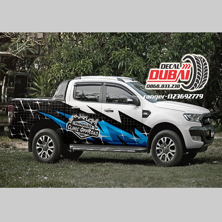 Tem dán sườn xe ford ranger