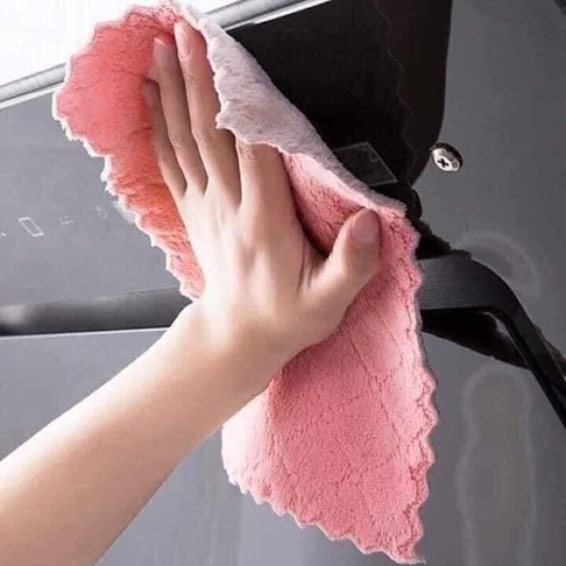 set 10 khăn lau nhà bếp đa năng siêu thấm nước, lau siêu sạch