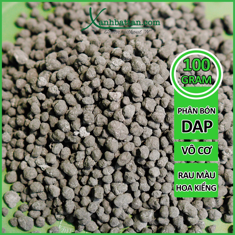 Phân DAP bổ sung dinh dưỡng, làm xanh lá, kích chồi cho hoa kiểng, rau sạch 1 KG