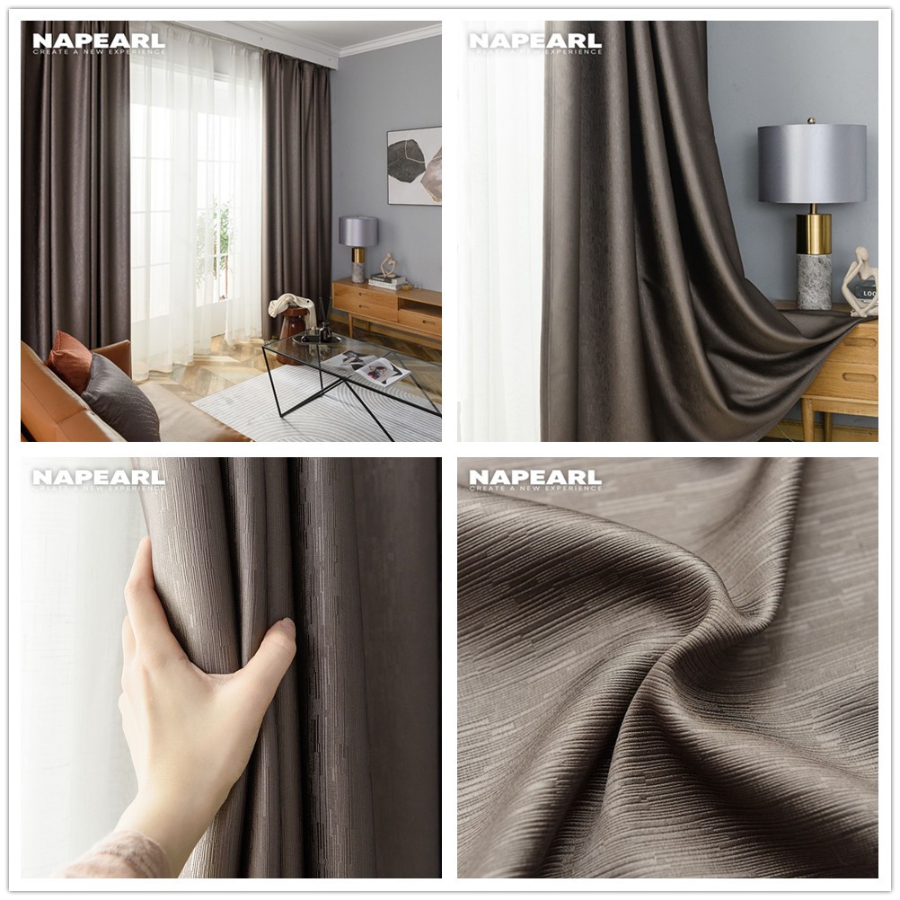 1 Rèm Cửa Napearl 95% Màu Trơn Cao Cấp