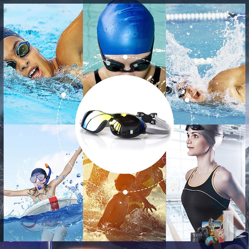 Kính Bơi Chống Thấm Nước Gây Sương Mù Tiện Dụng Cho Người Lớn