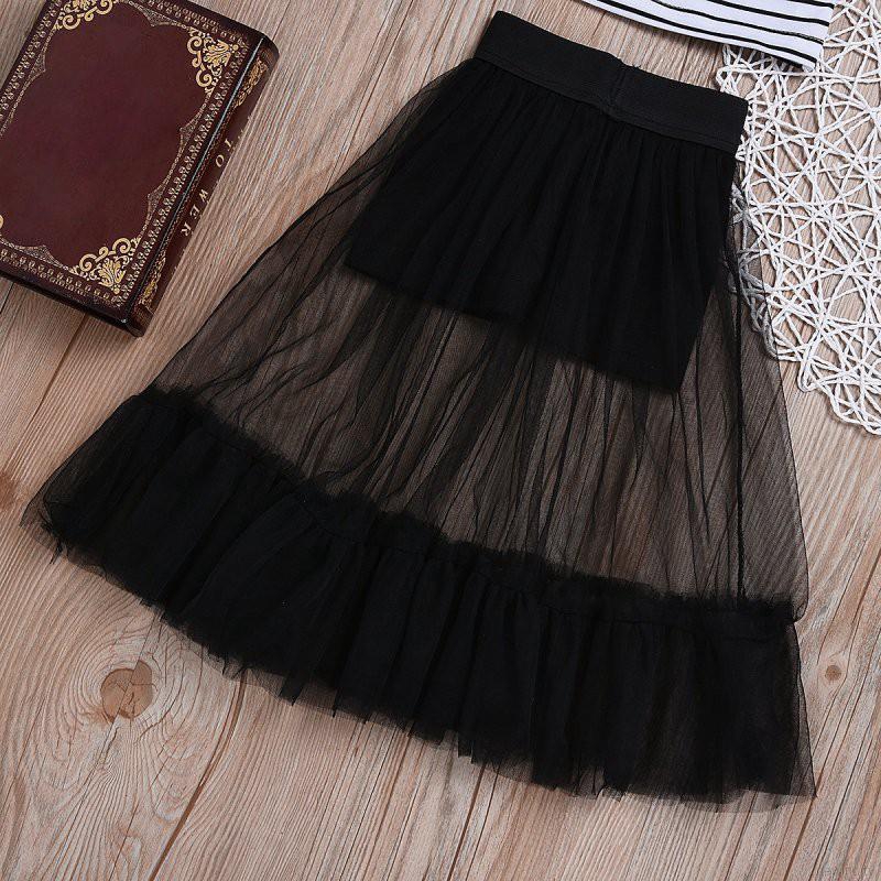 Set áo và váy thời trang kiểu dáng xinh xắn dành cho bé gái